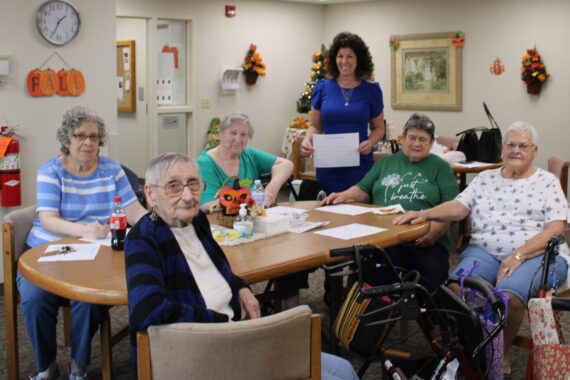 Mayor Sherry Capello and residents image