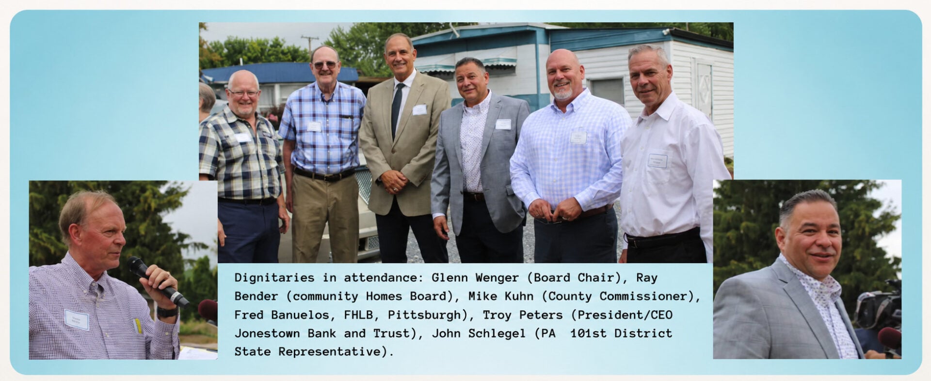Canal Affordable Housing Dignitaries Photo and Names